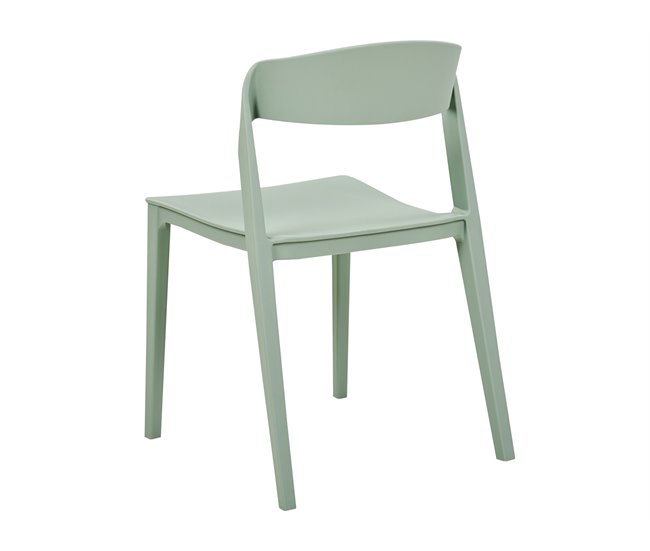 Beliani Silla de comedor SOMERS Verde