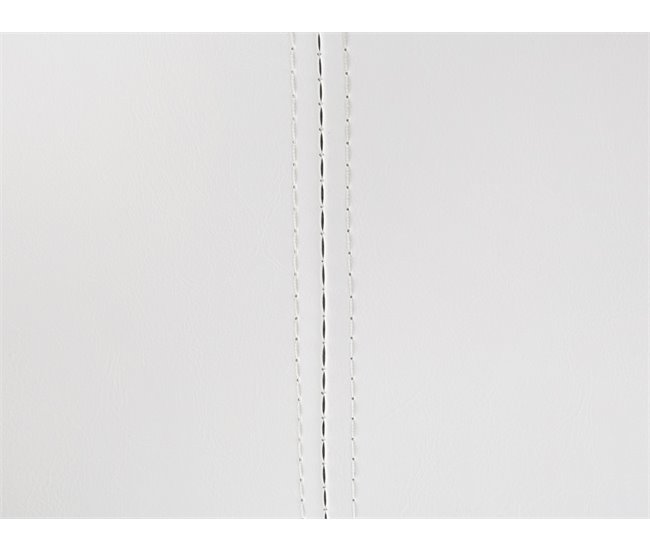 Beliani Chaise longue derecho Piel sintética NIMES Blanco