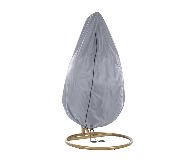 Beliani Cubierta para muebles CHUVA Gris