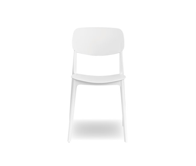 Silla de cocina LAIA fija PP Blanco
