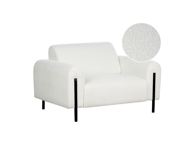 Beliani Sillón ASKIM Blanco