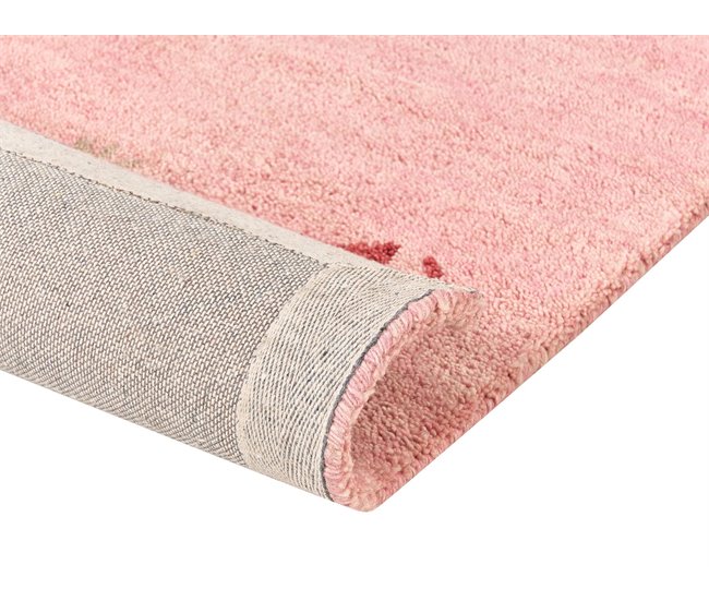 Beliani Alfombra de pelo corto YULAFI 200x300 Fucsia