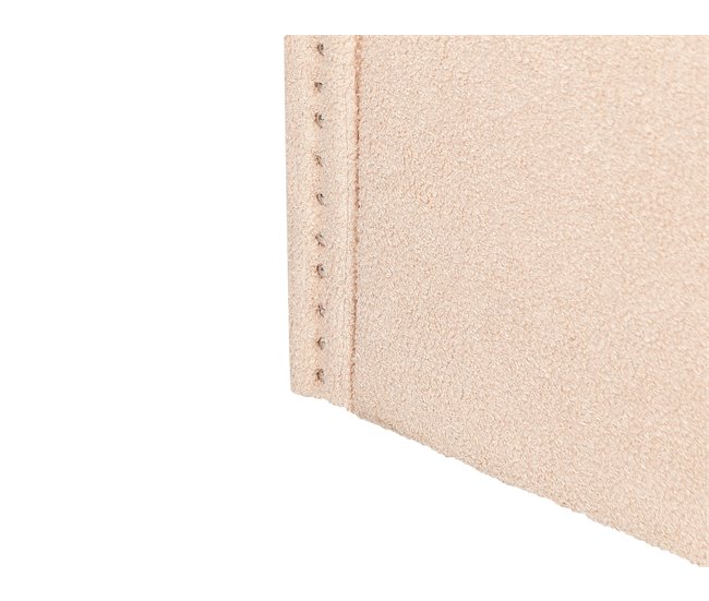 Beliani Cama con somier Bouclé TROYES 99x213 Beige