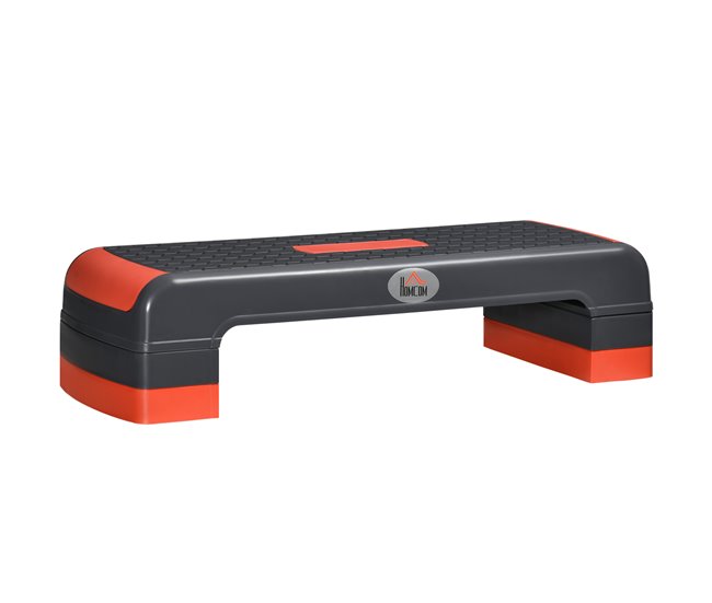 Step de Aeróbic PP HOMCOM, deportes y ocio - fitness Rojo