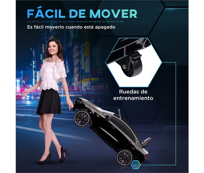 Coche Eléctrico Infantil PP, Metal AIYAPLAY Azul