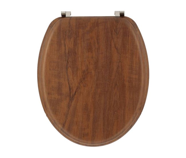 Well Home Asiento de Inodoro con tapa Madera