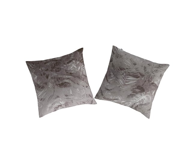 2 fundas de almohada LANKA Gris