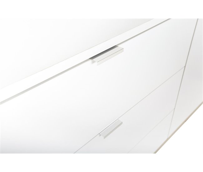 Cómoda doble con 3+3 cajones NORDIC Blanco/ Madera