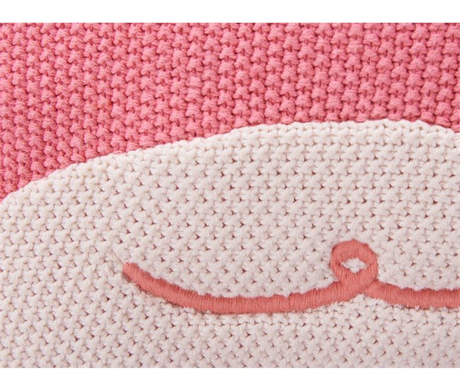 Beliani Cojín decorativo JARGALLI Rosa