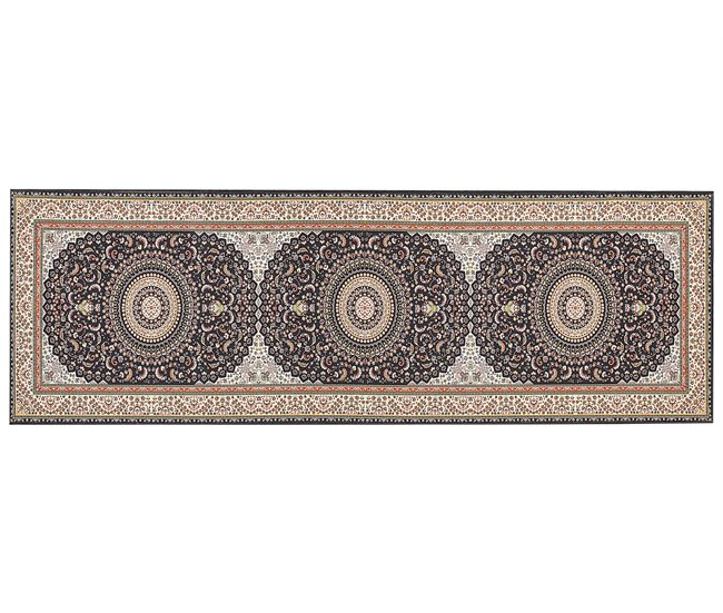 Beliani Alfombra de pelo corto CIVRIL 80x240 Multicolor