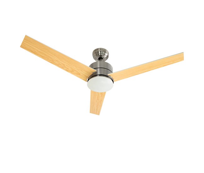 SOGO VENTILADOR DE TECHO CON LUZ 52" 80W Madera