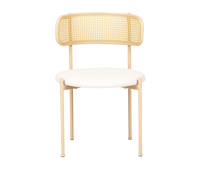 Beliani Silla de comedor ANDOVER Beige