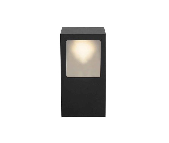 Aplique De Exterior Metal Serie Nika Negro