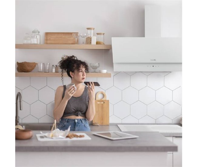 Campana Inclinada Cristal Clase C | UNIVERSALBLUE Blanco