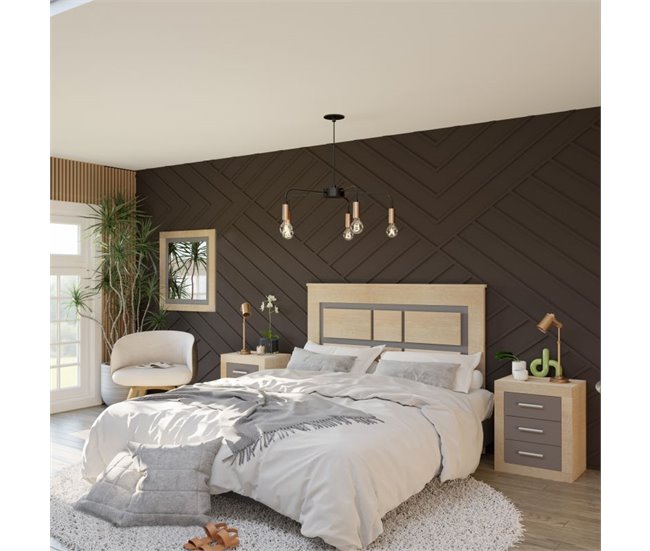 Dormitorio Kira 4C Plus 180x55 Marron