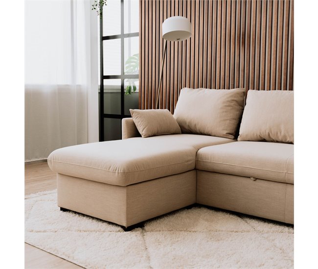 BUDWING Orlando Sofá Cama Beige