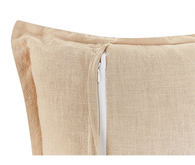 Beliani Cojín decorativo GUZMANIA Beige