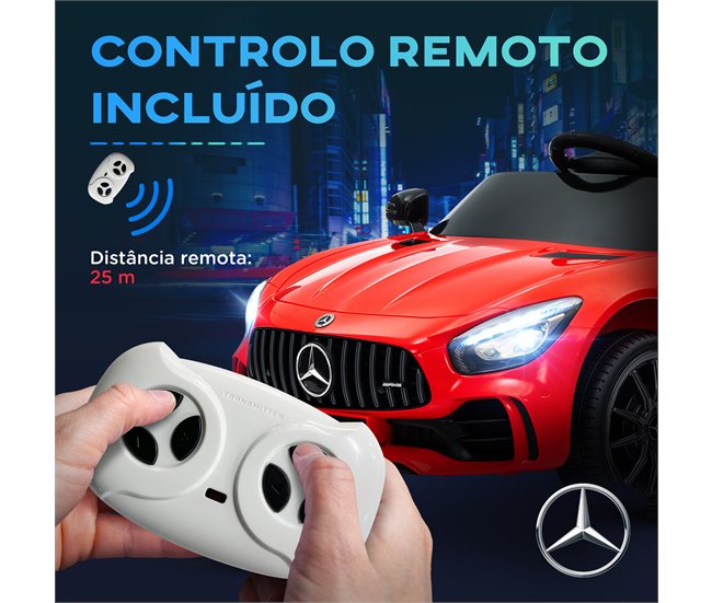 Coche Eléctrico Niños PP, Metal AIYAPLAY Rojo