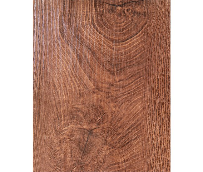 Estantería de 5 baldas LED de madera DARBY Marron