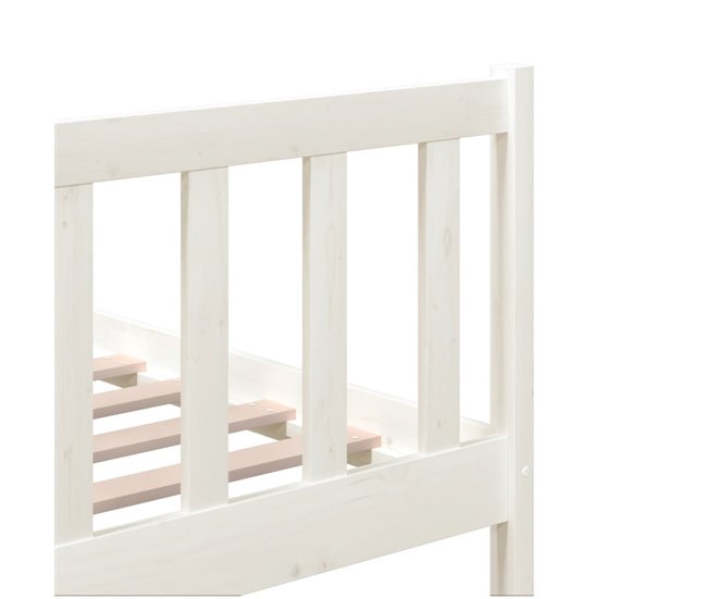 Estructura de cama 150x200 Blanco