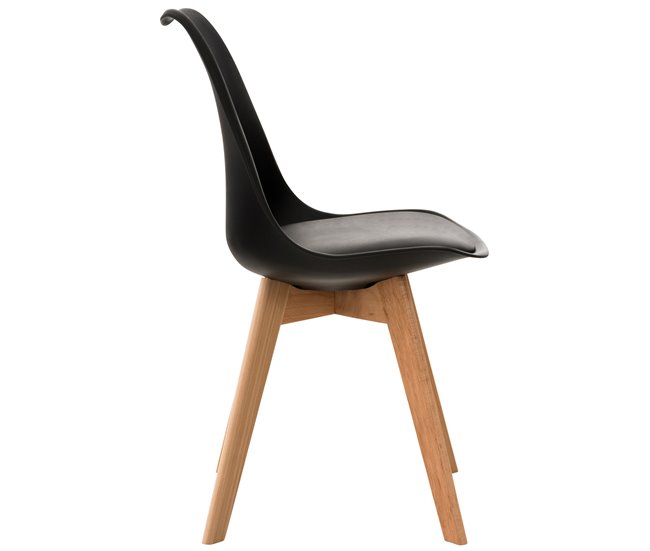 Silla Linares En Estilo Nórdico Multicolor