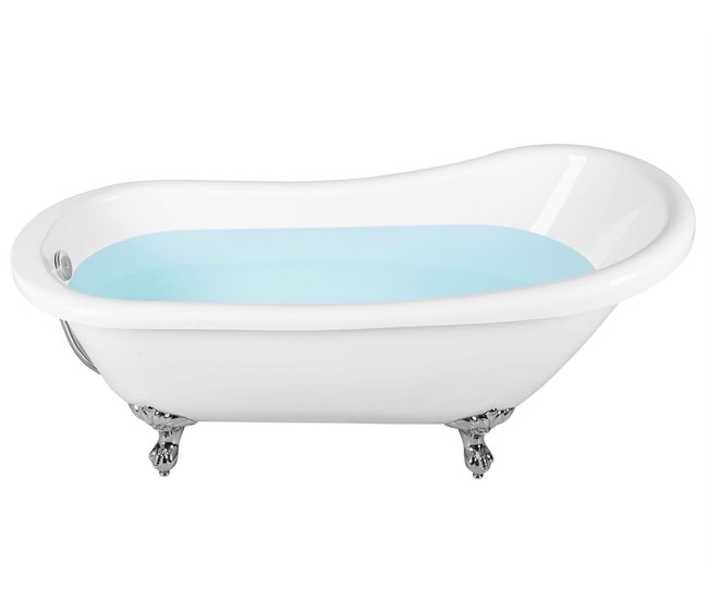 Beliani Bañera independiente CAYMAN 77x153 Azul