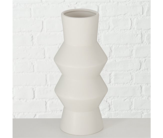 Jarrón decorativo SYBIL surtido 30cm marca BOLTZE  Blanco