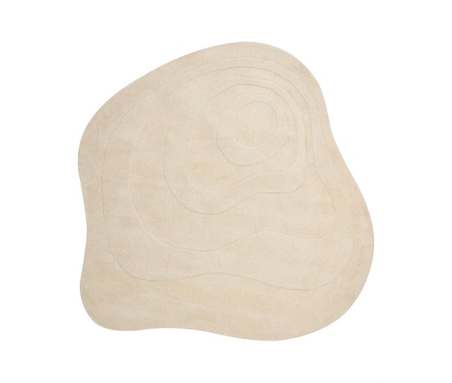 Beliani Alfombra de pelo corto GORANO Beige