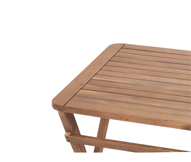 Beliani Conjunto bistro PARAGGI Madera Clara