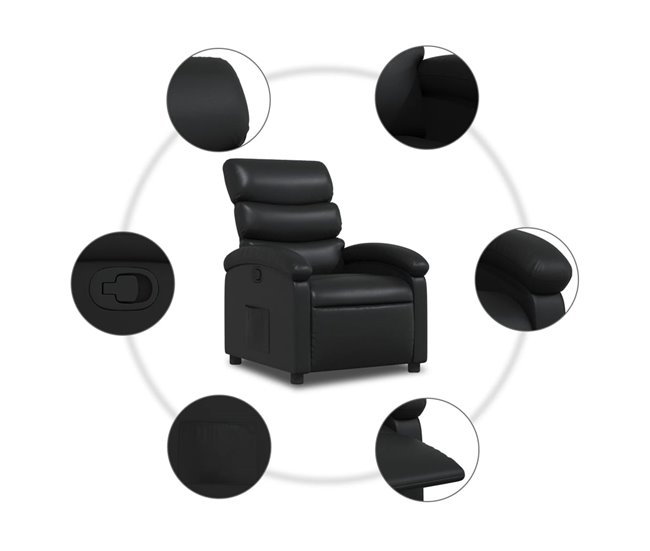 Sillón Reclinable Negro