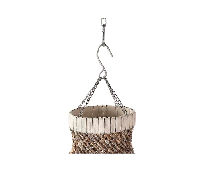 Lampara de Techo Conchas Marron