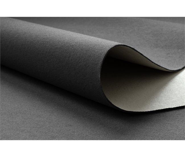 Alfombra con refuerzo de goma RUMBA 130x200 Negro/ Gris