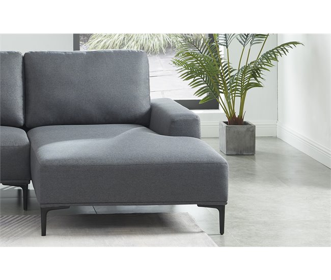 Chaise longue DANTE Gris