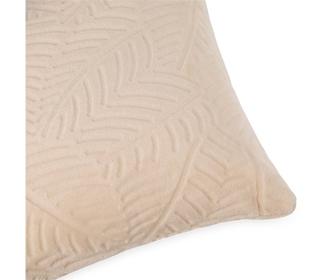Funda de cojín Leaves Beige
