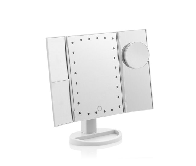 Espejo de Aumento con LED IG811259 Blanco