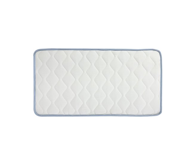 Colchón Minicuna Bebé - Antialérgias e Hipoalergénico - Altura 12cm - Tejido Strech Blanco/ Gris