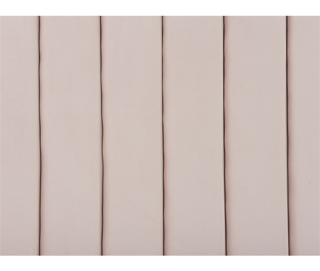 Beliani Cama con banco de almacenaje Terciopelo NOYERS 210x247 Gris