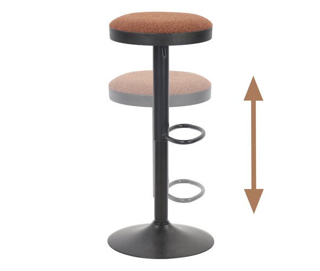 Taburete ajustable FINN Terracota