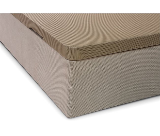 Canapé abatible color beige MONET SOMNALIS 