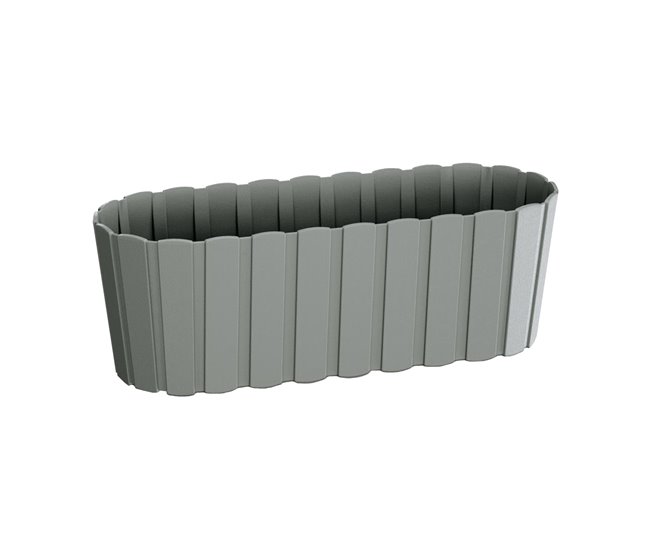 Jardinera para balcón BOARDEE BASIC 4,9L Gris Claro
