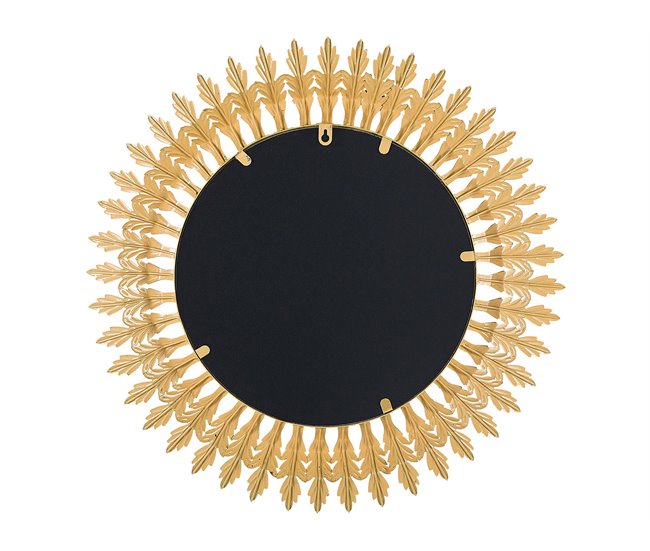 Beliani Espejo VOREY Dorado