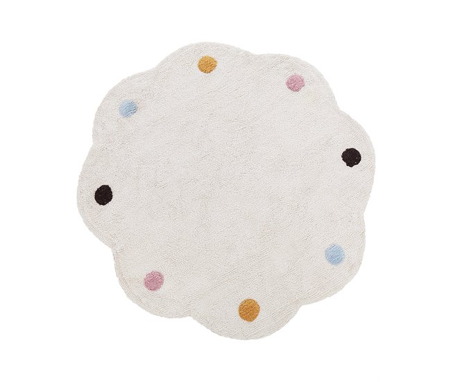 Beliani Alfombra para niños DUREVI Beige