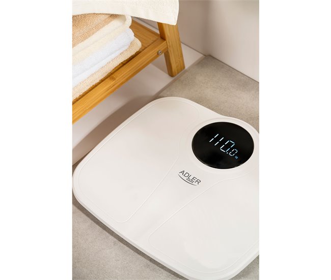 Báscula de baño Adler AD8172W Blanco