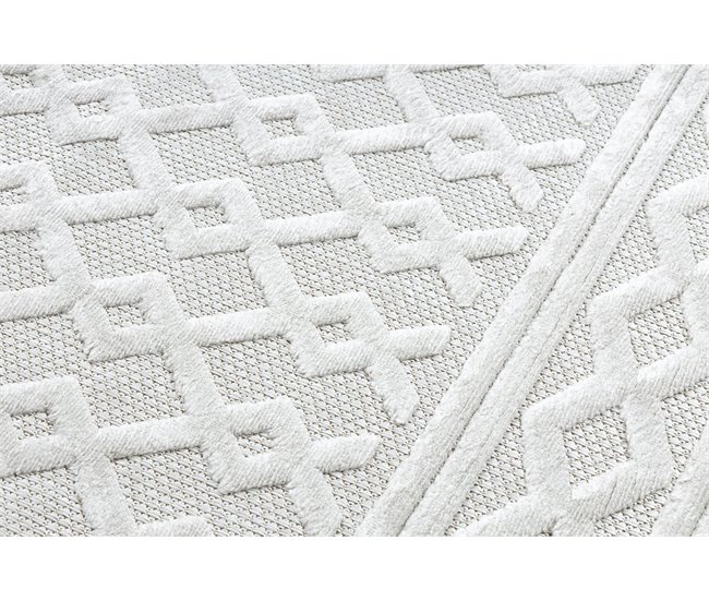 Alfombra SANTO sisal 58389 diamantes, geométrico, zigzag 180x270 Beige