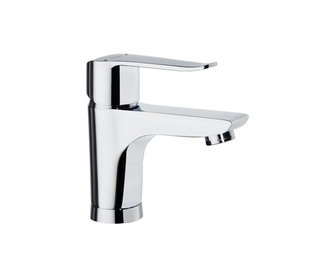 Grifo de Lavabo Monomando con Sistema C2 de Ahorro Cromo