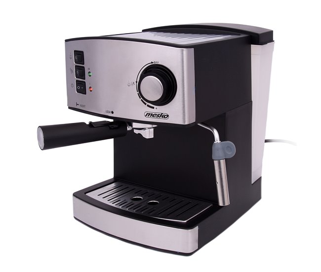 Cafetera Express Mesko MS 4403 Plateado