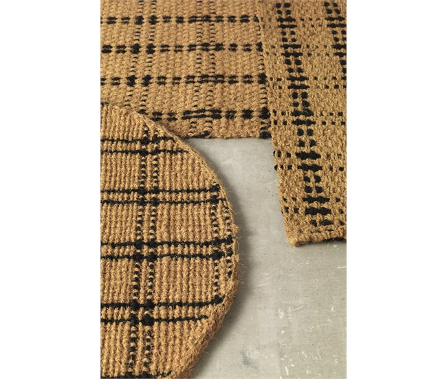 Alfombra de fibra de coco 240x180 Natural