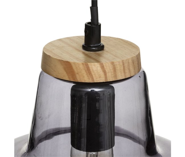 Lámpara colgante 23cm AUDIE 25 W Gris