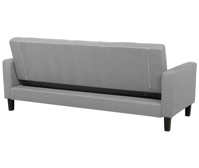 Beliani Sofá de 3 plazas Poliéster VEHKOO Azul