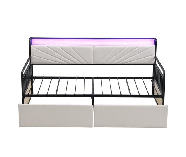 Camas individuales 104x206 Beige